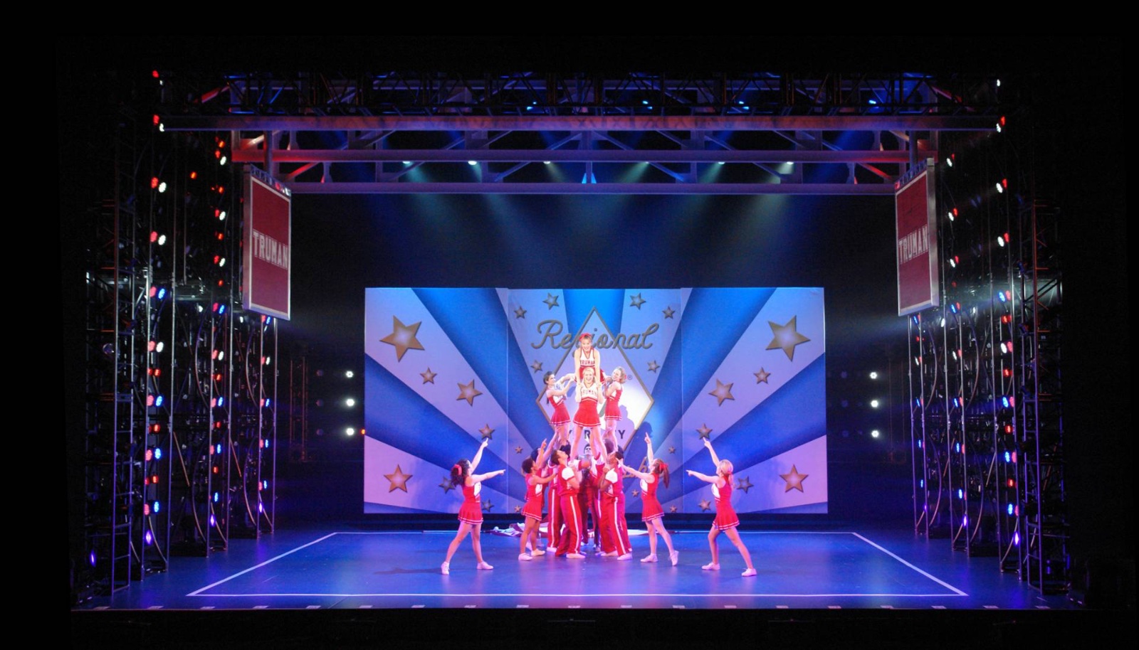 Bring It On   lighting design by Jason Lyons, Alliance Theater