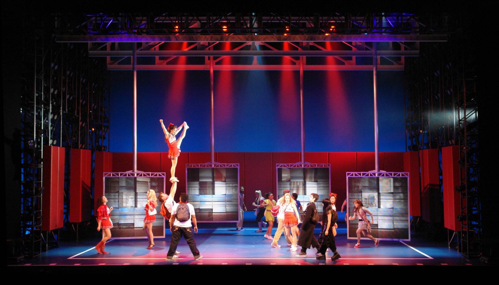 Bring It On   lighting design by Jason Lyons, Alliance Theater