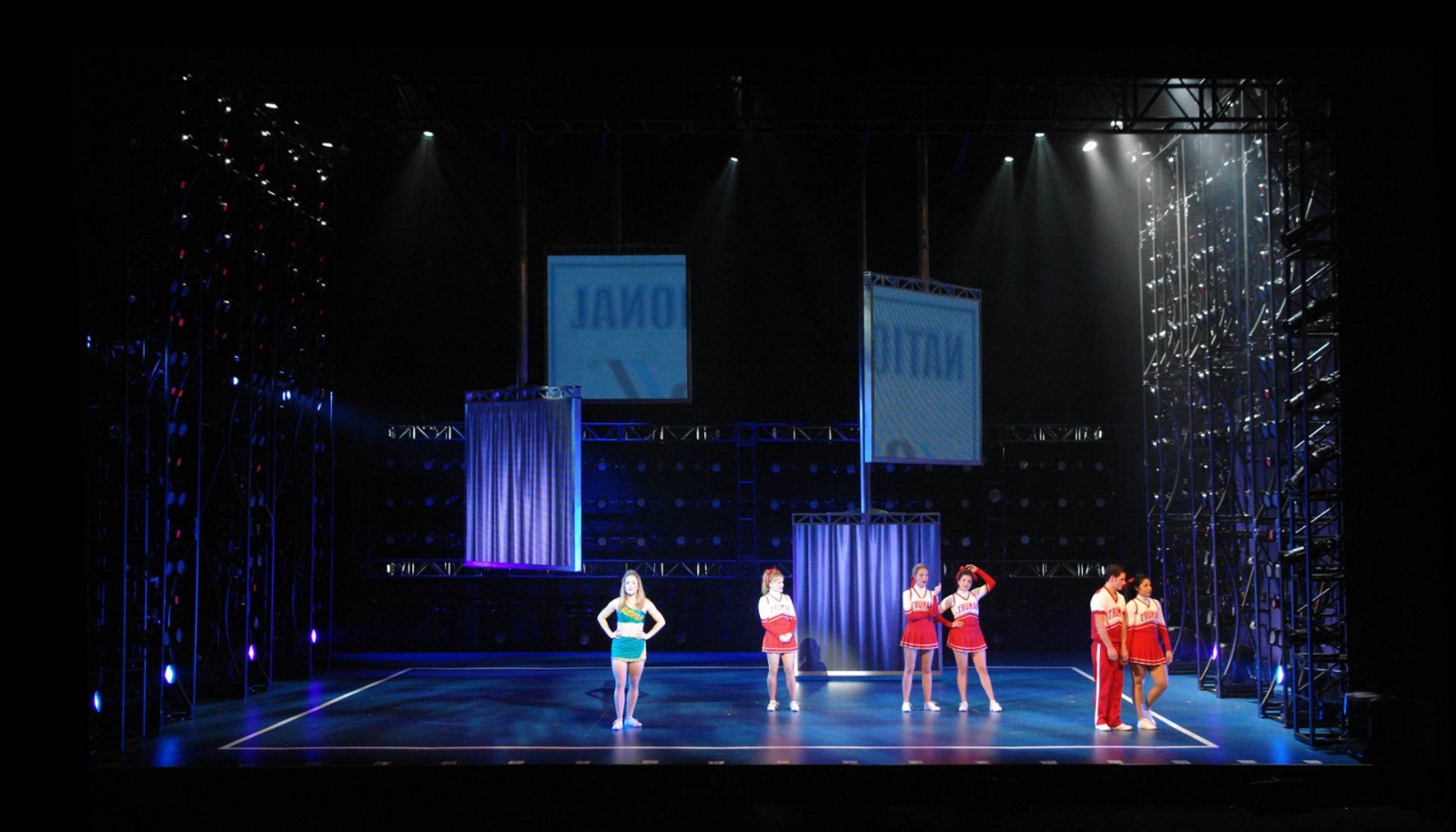 Bring It On   lighting design by Jason Lyons, Alliance Theater