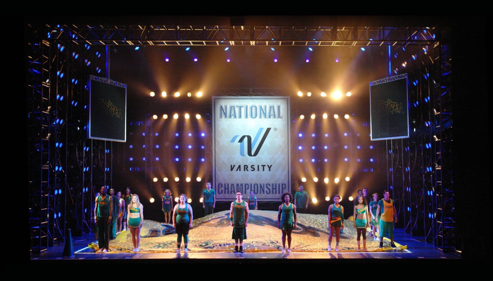 Bring It On   lighting design by Jason Lyons, Alliance Theater