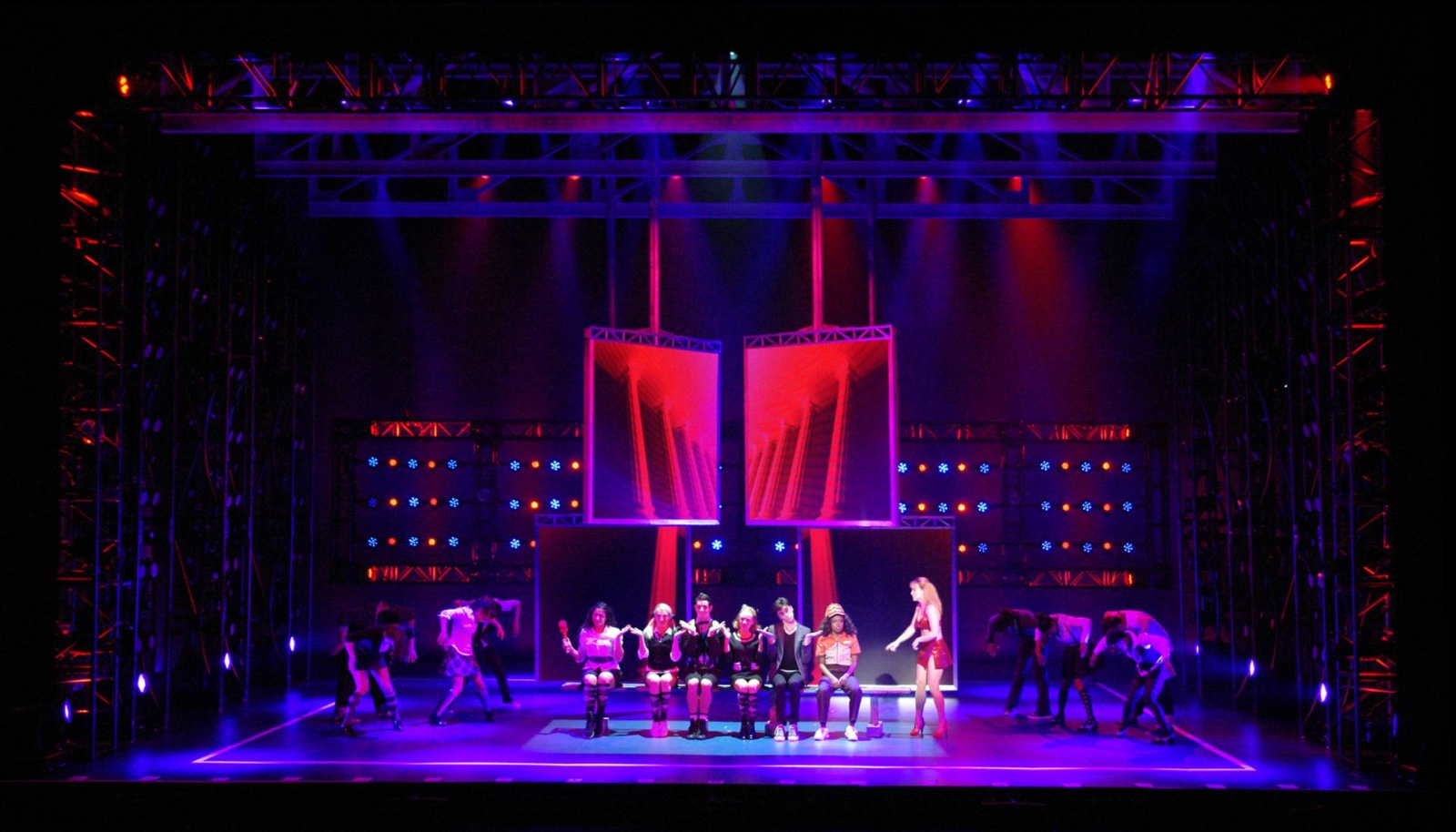 Bring It On   lighting design by Jason Lyons, Alliance Theater