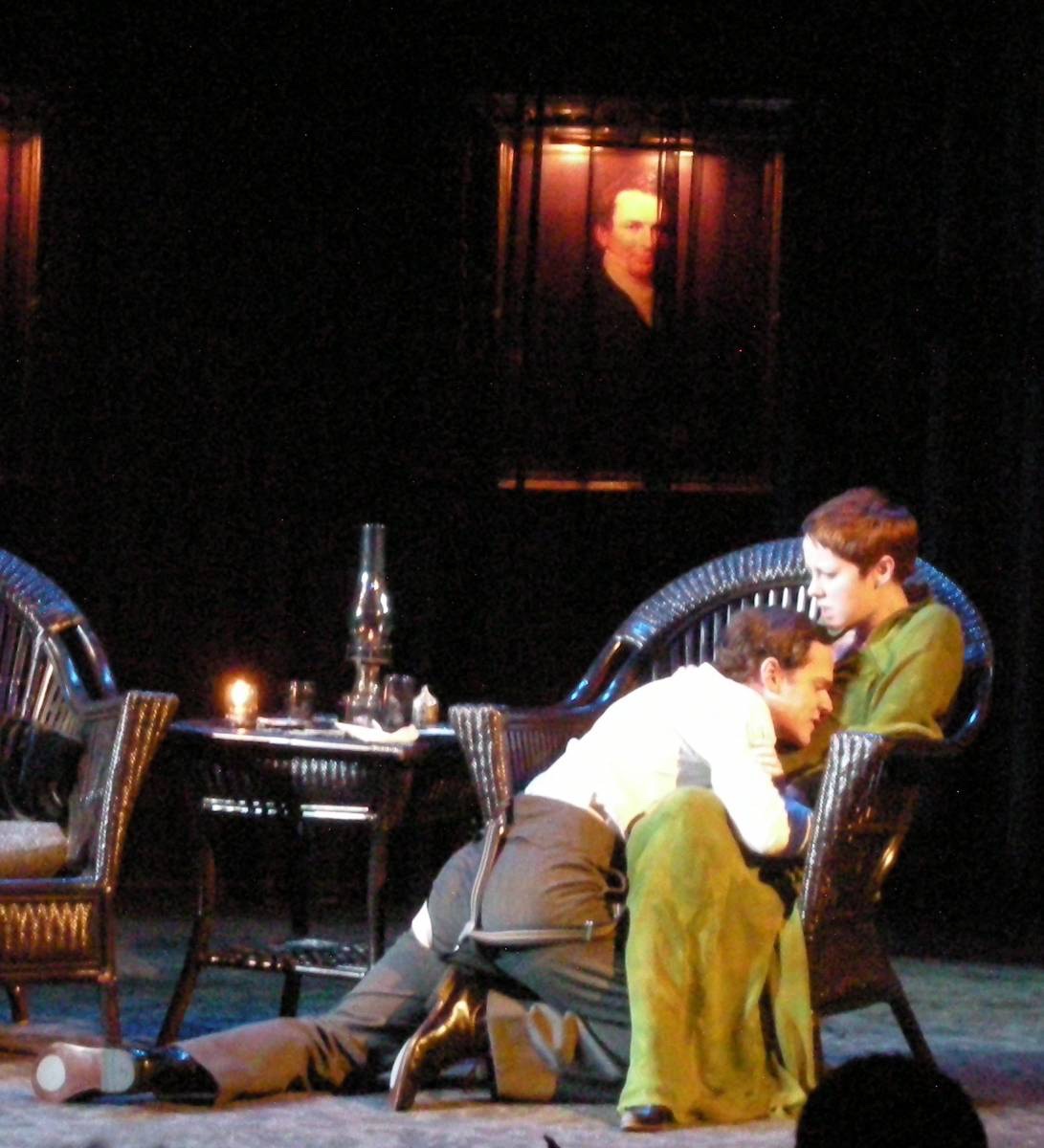 Mourning Becomes Electra lighting design by Jason Lyons, The New Group