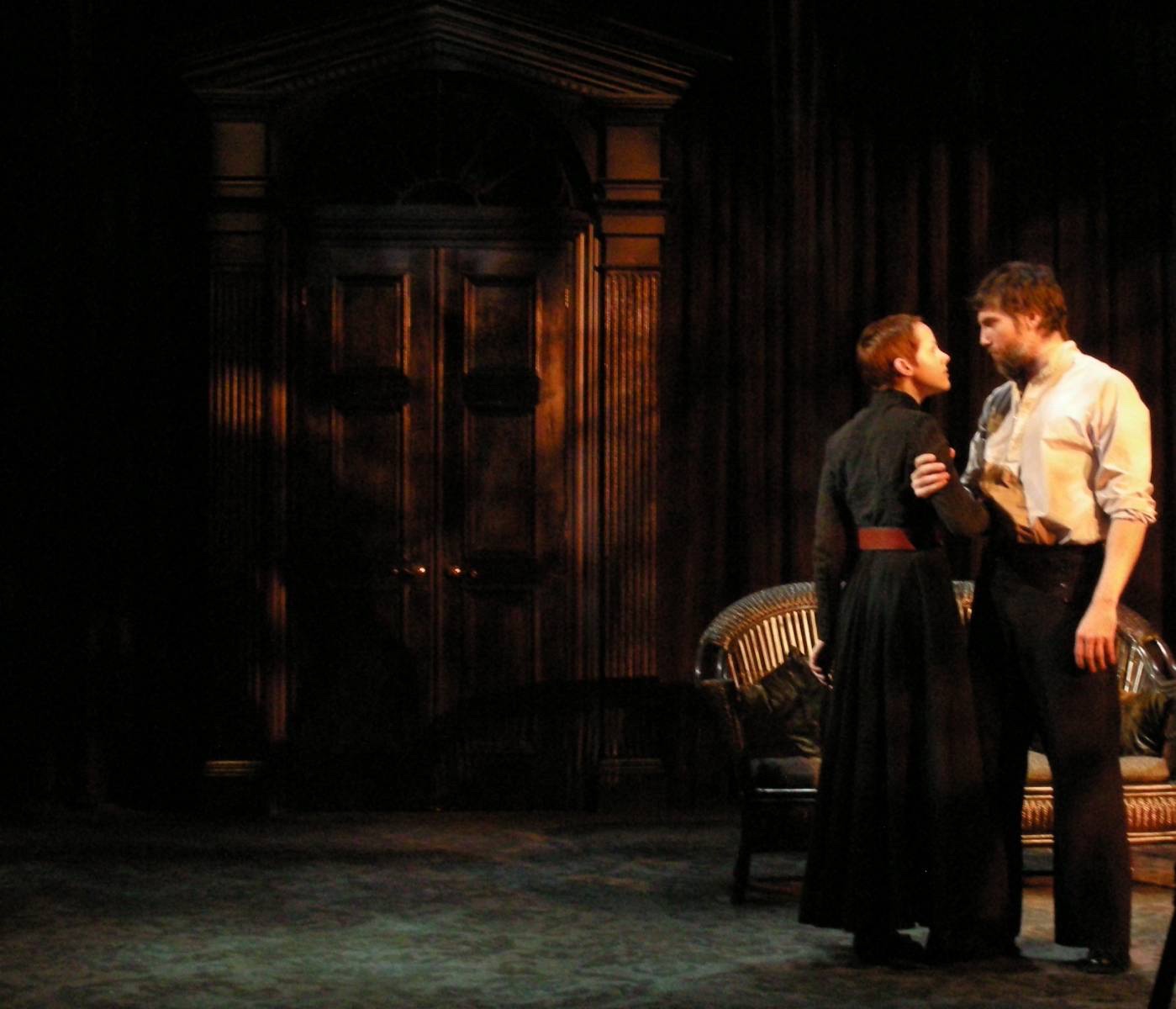 Mourning Becomes Electra lighting design by Jason Lyons, The New Group