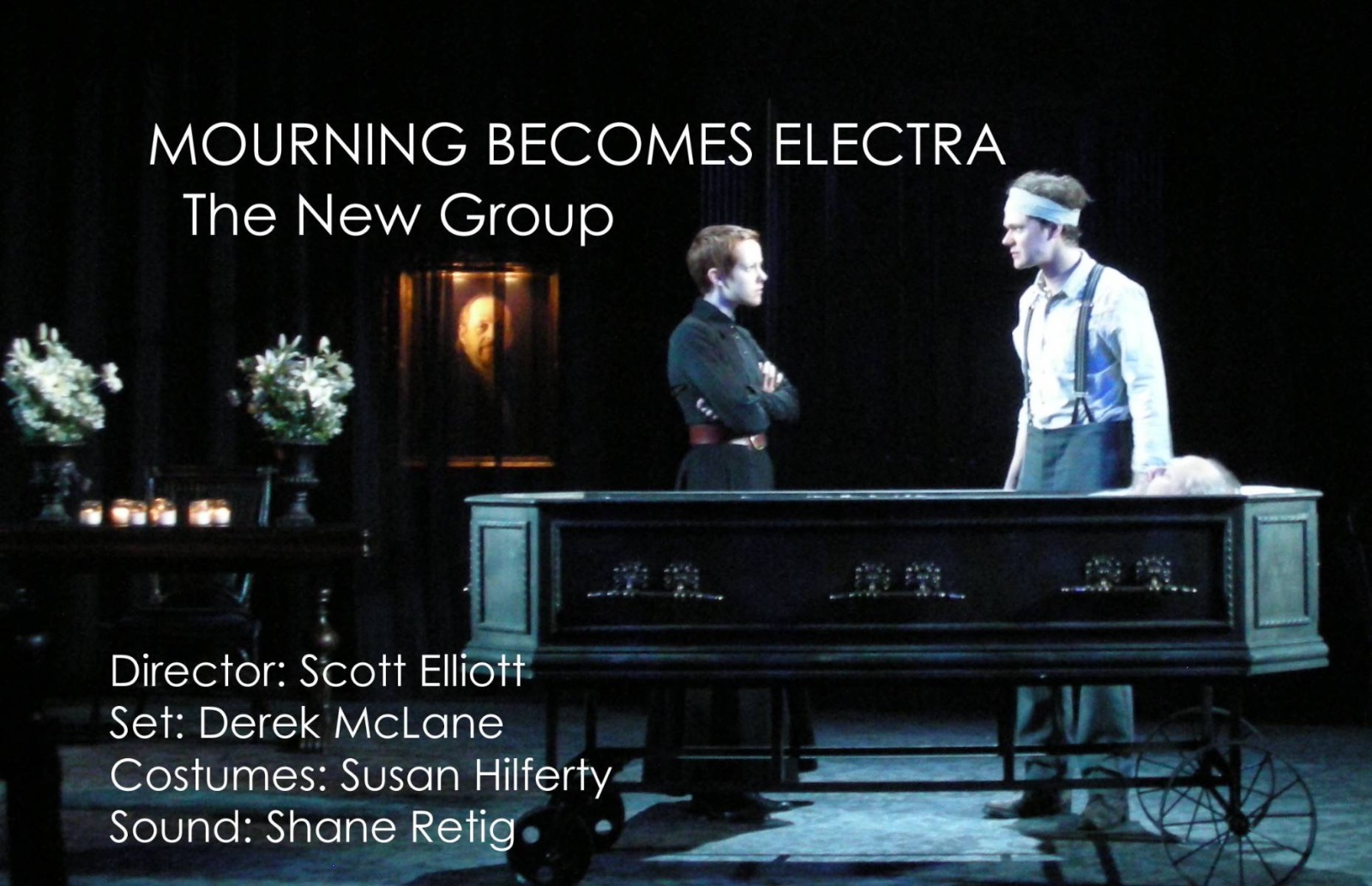 Mourning Becomes Electra lighting design by Jason Lyons, The New Group