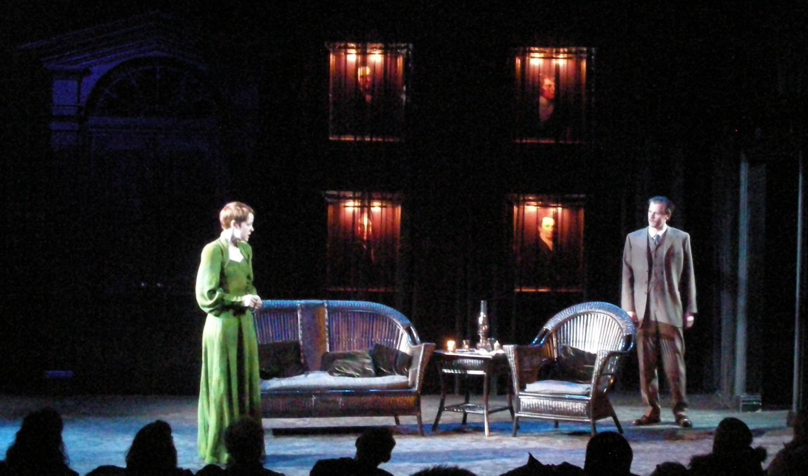 Mourning Becomes Electra lighting design by Jason Lyons, The New Group