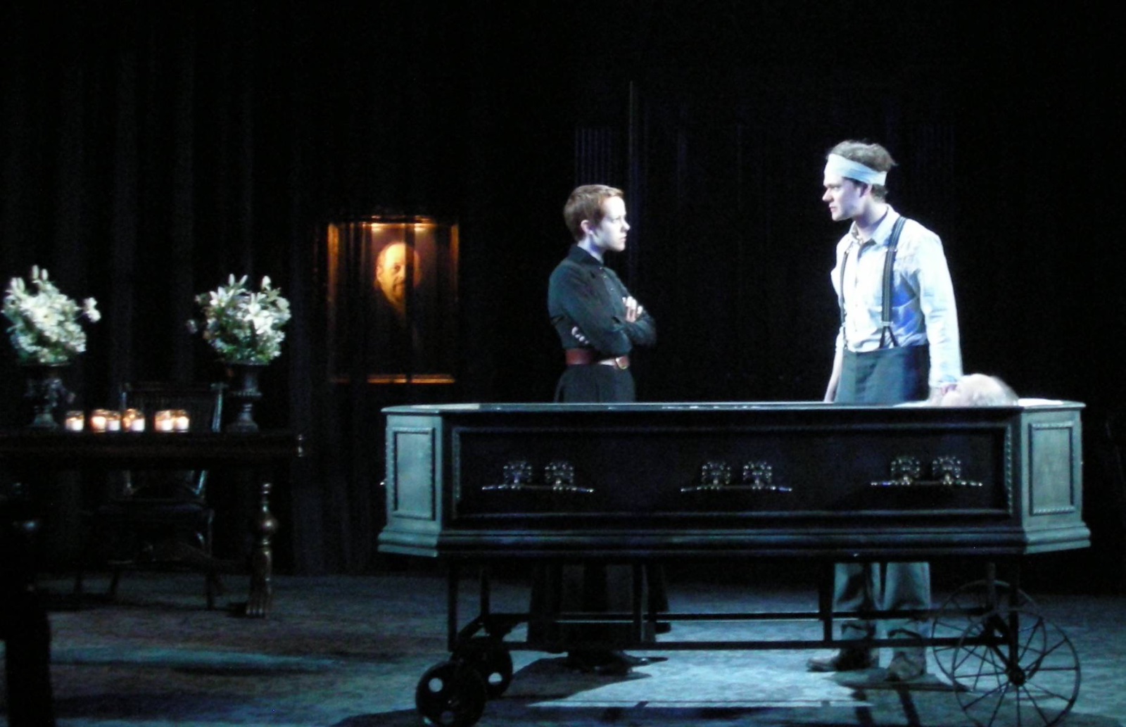 Mourning Becomes Electra lighting design by Jason Lyons, The New Group