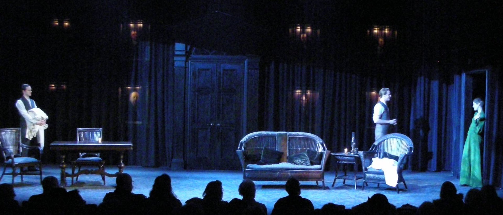 Mourning Becomes Electra lighting design by Jason Lyons, The New Group