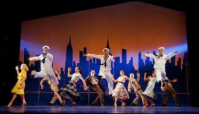 On The Town   lighting design by Jason Lyons, Barrington Stage Company