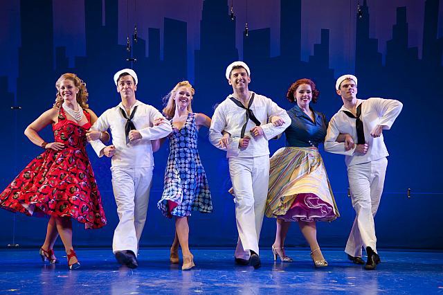 On The Town   lighting design by Jason Lyons, Barrington Stage Company