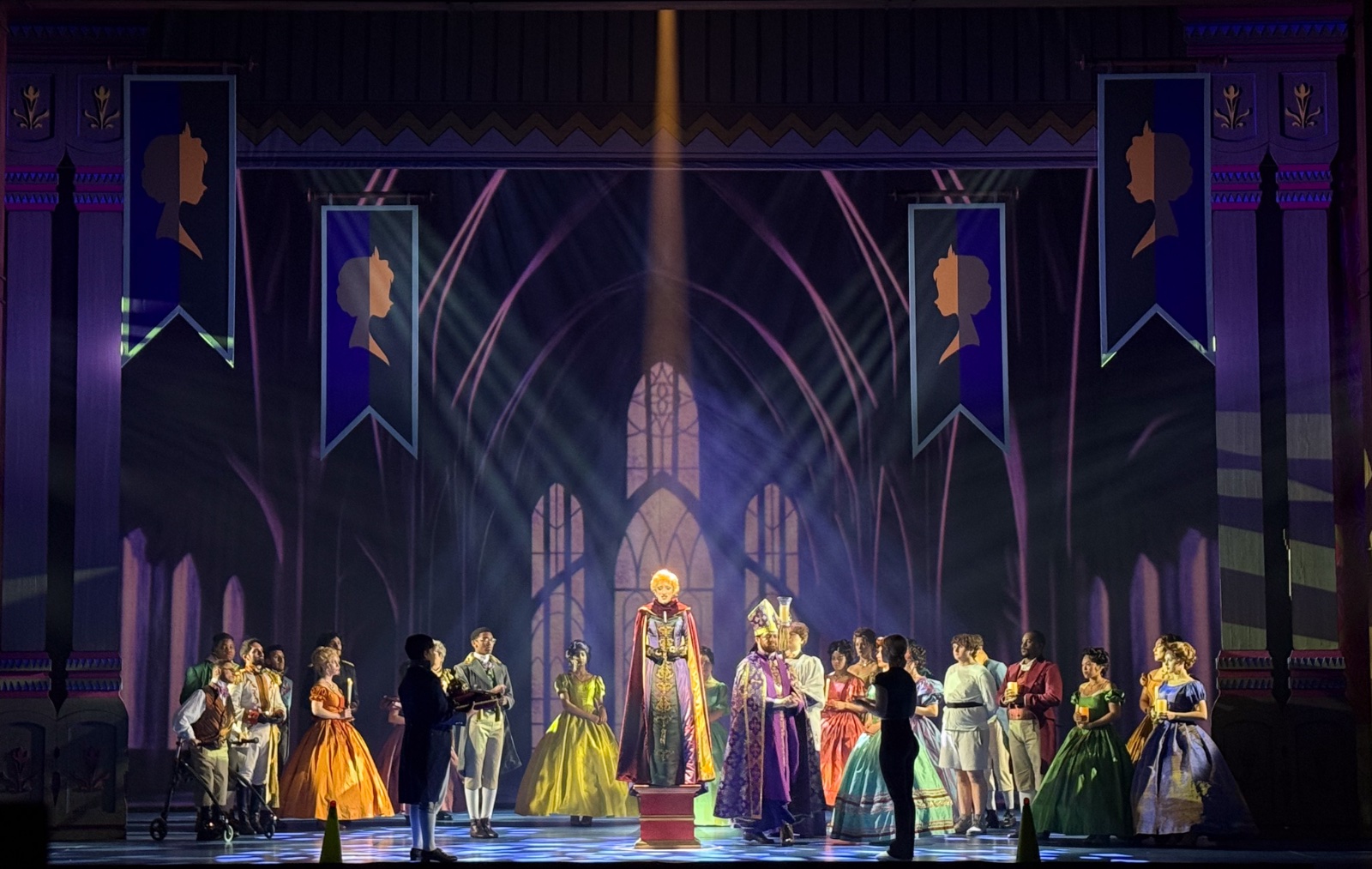 Frozen lighting design by Jason Lyons, Theater Under the Stars