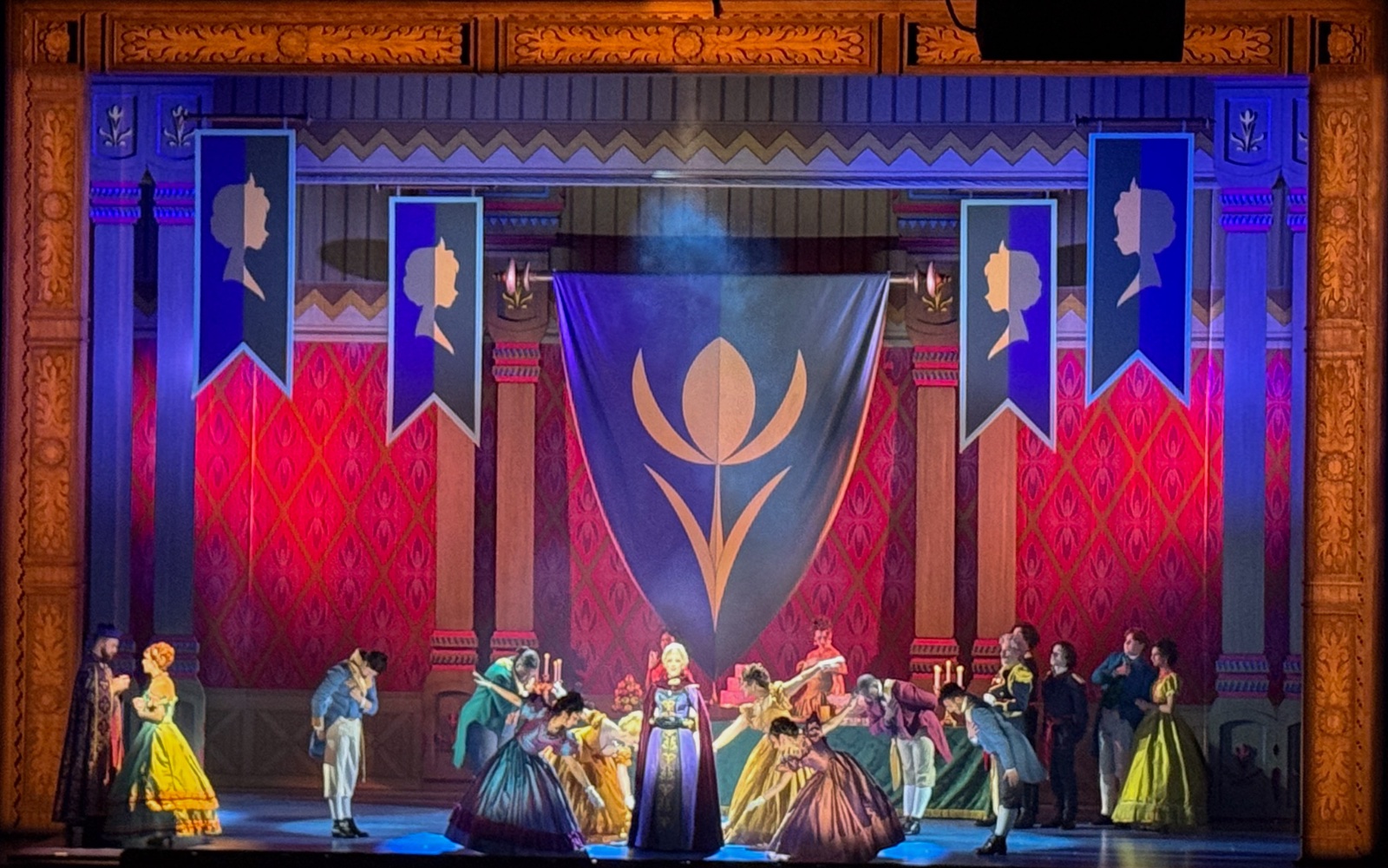 Frozen lighting design by Jason Lyons, Theater Under the Stars