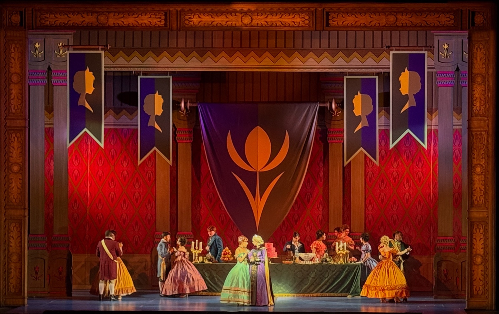 Frozen lighting design by Jason Lyons, Theater Under the Stars