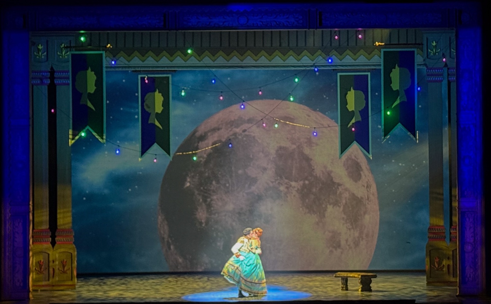 Frozen lighting design by Jason Lyons, Theater Under the Stars