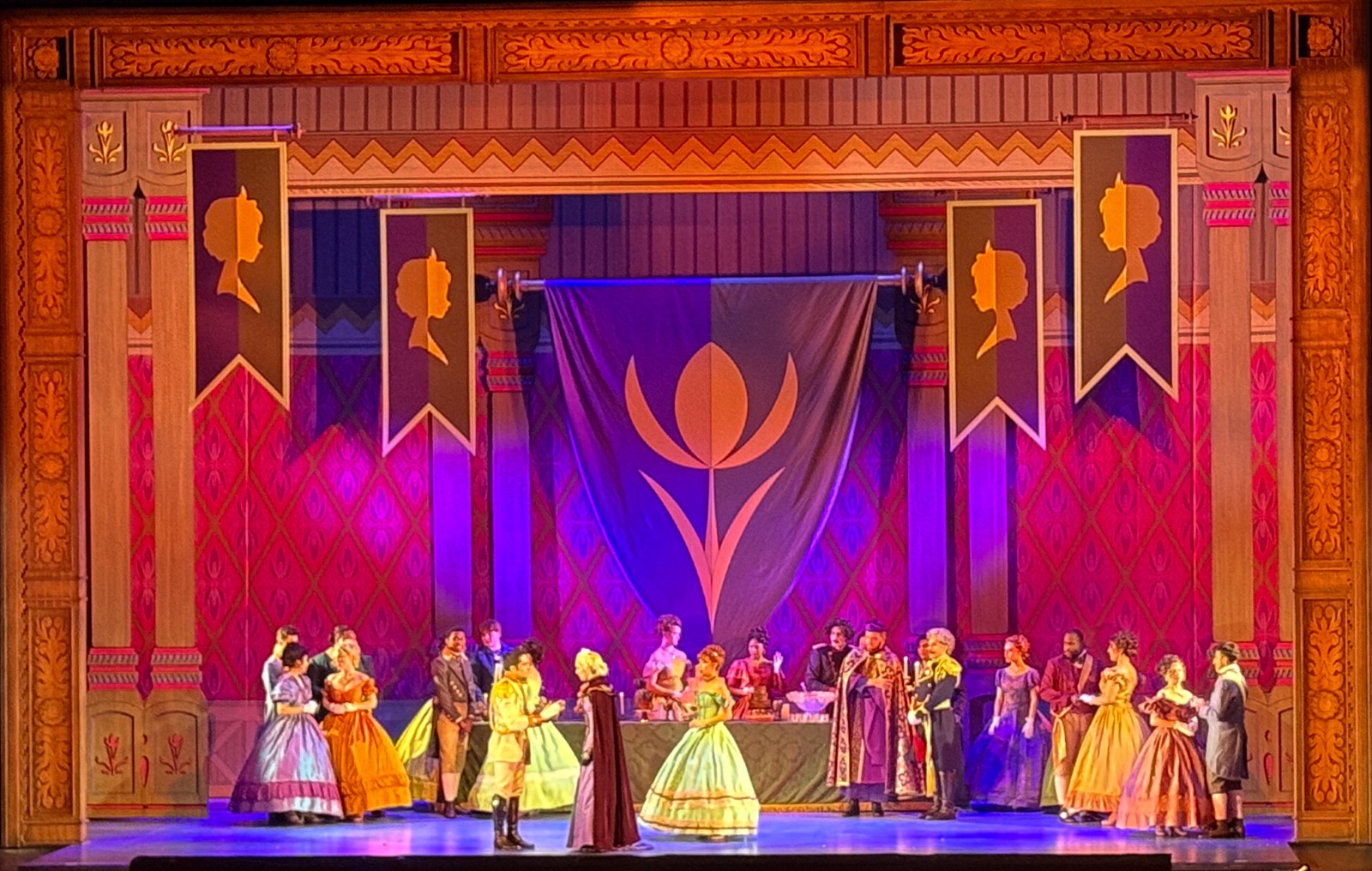 Frozen lighting design by Jason Lyons, Theater Under the Stars