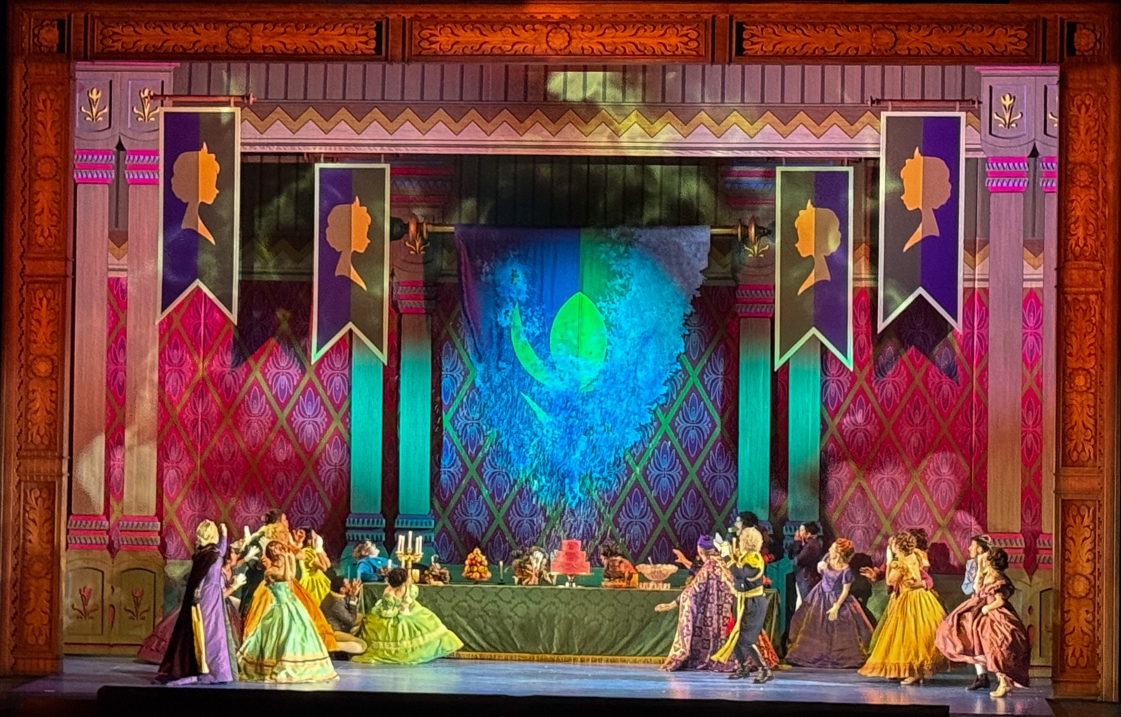 Frozen lighting design by Jason Lyons, Theater Under the Stars