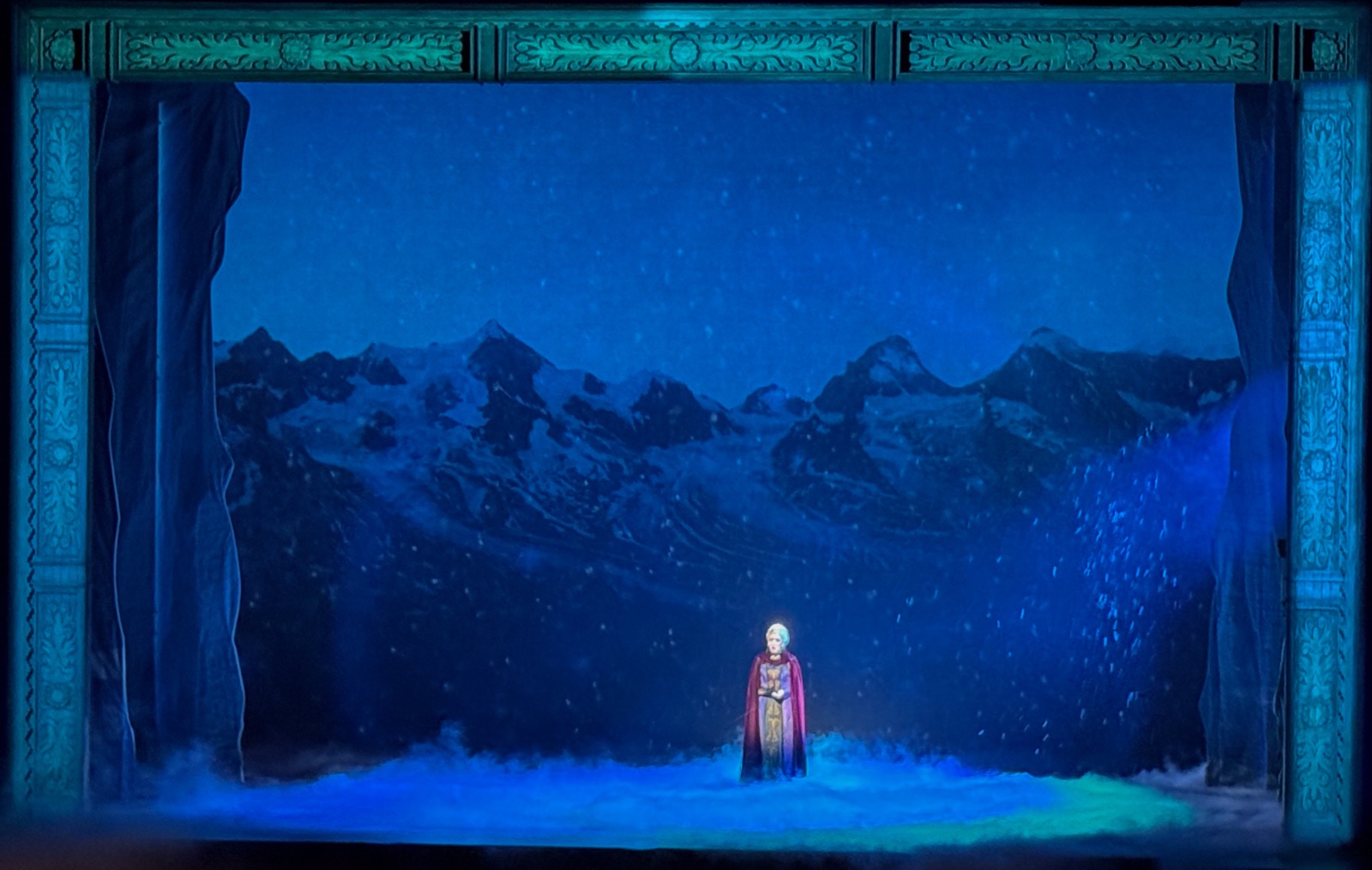 Frozen lighting design by Jason Lyons, Theater Under the Stars