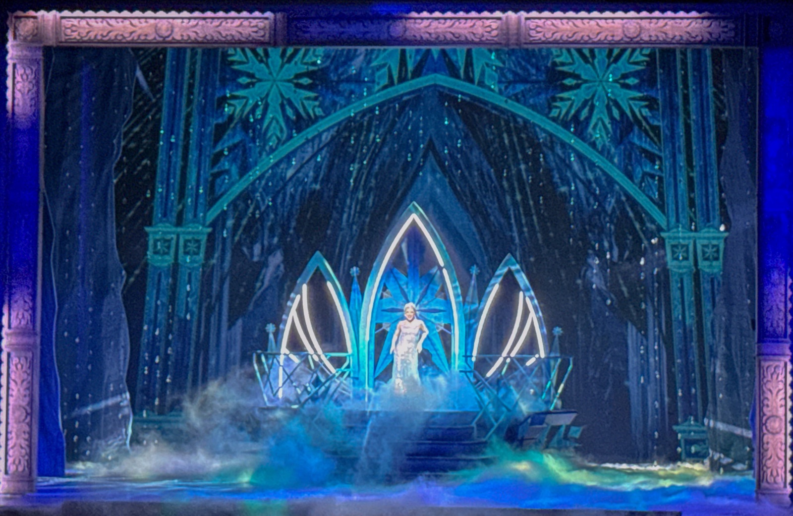 Frozen lighting design by Jason Lyons, Theater Under the Stars