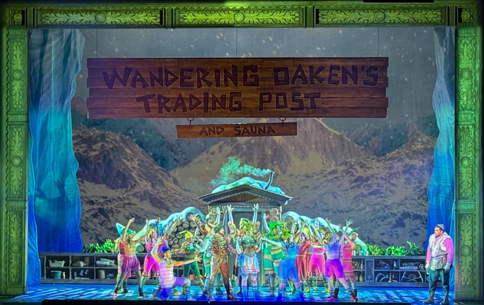 Frozen lighting design by Jason Lyons, Theater Under the Stars