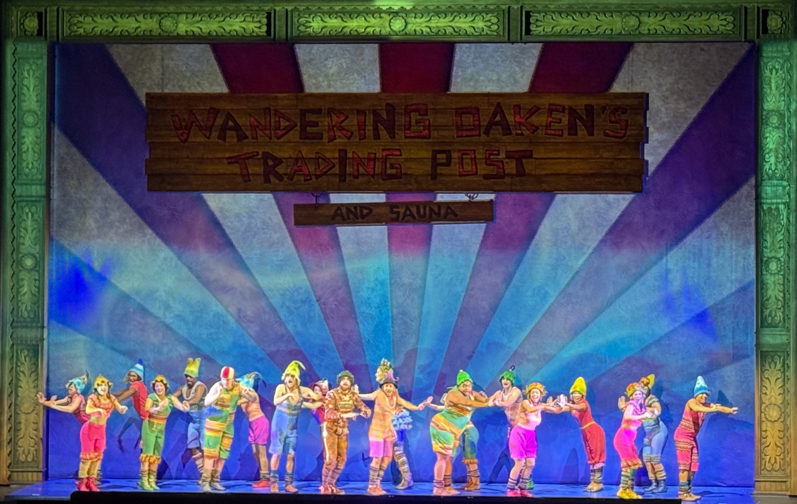 Frozen lighting design by Jason Lyons, Theater Under the Stars