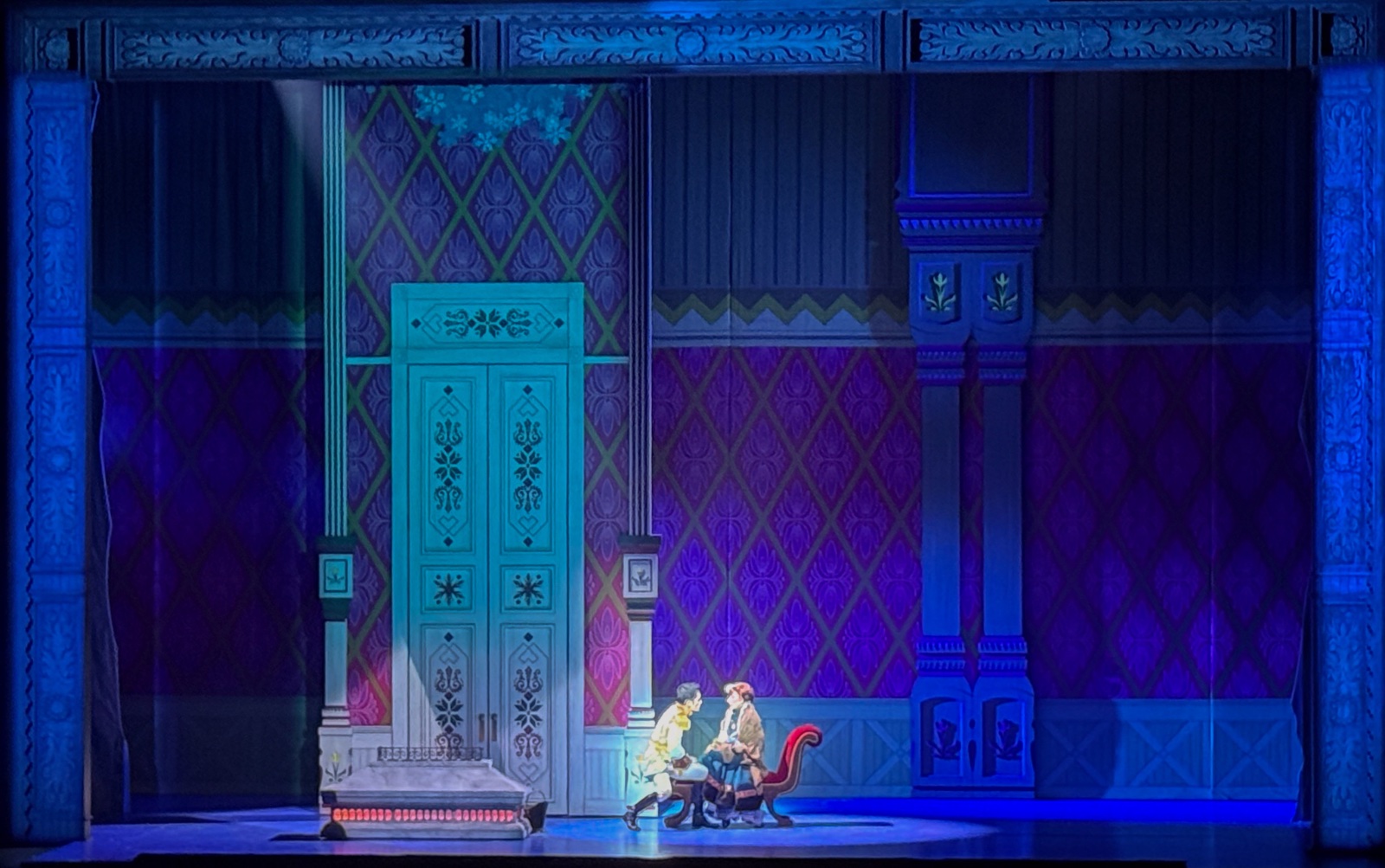 Frozen lighting design by Jason Lyons, Theater Under the Stars