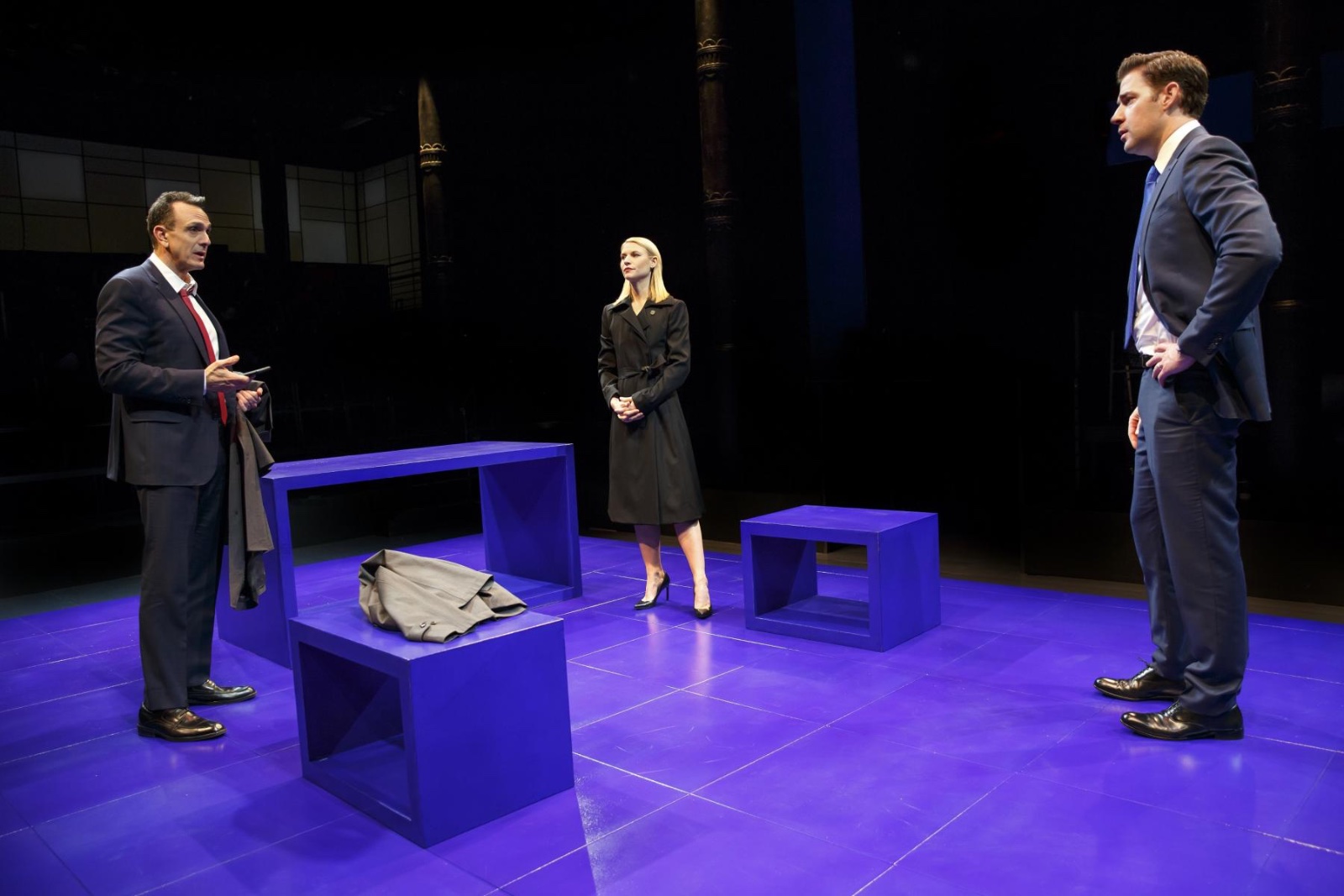 Dry Powder lighting design by Jason Lyons, The Public Theater