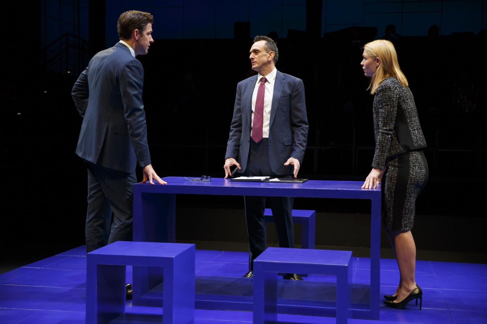 Dry Powder lighting design by Jason Lyons, The Public Theater