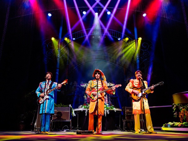 Let It Be lighting design by Jason Lyons, St. James Theater