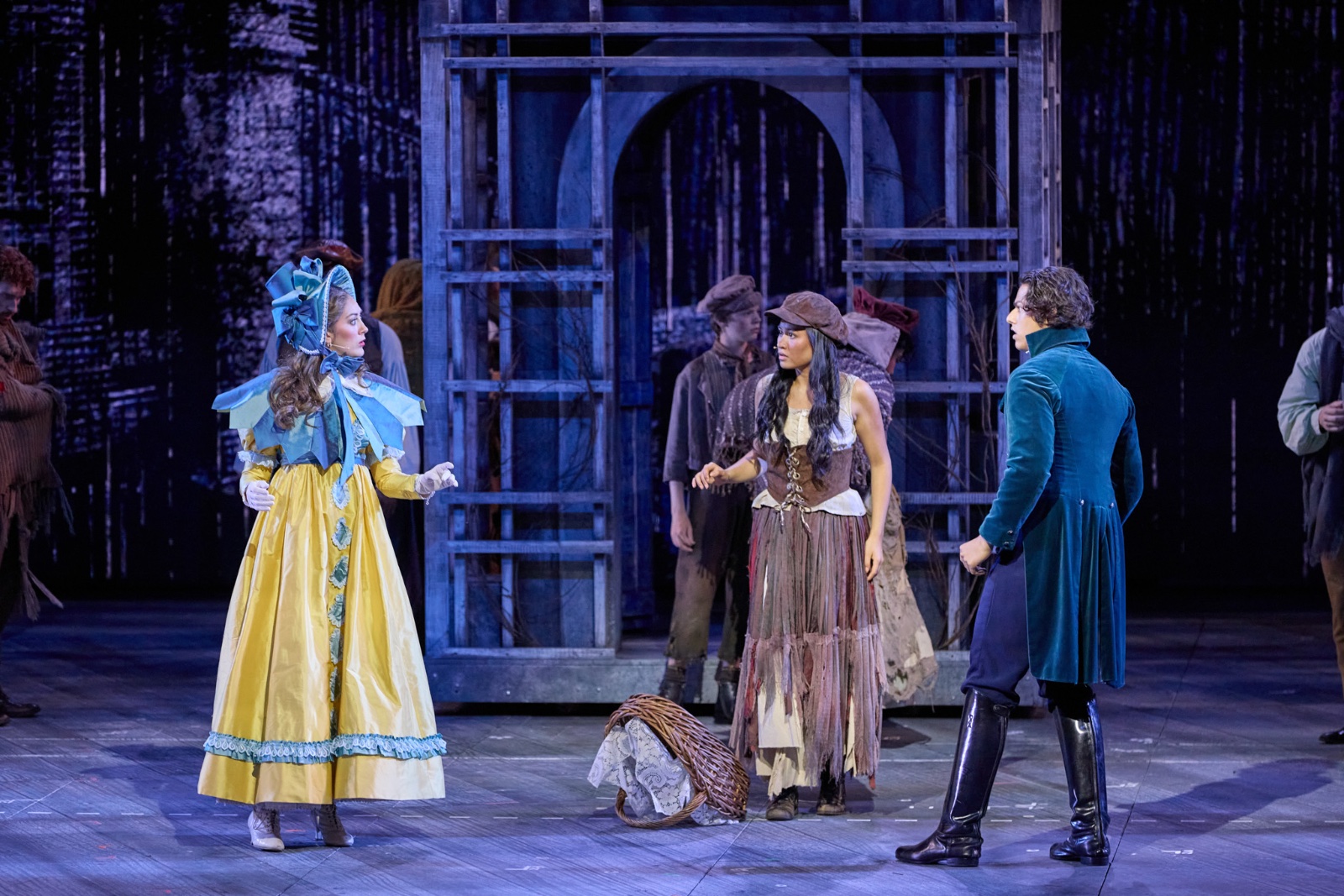 Les Miserables lighting design by Jason Lyons, The Muny