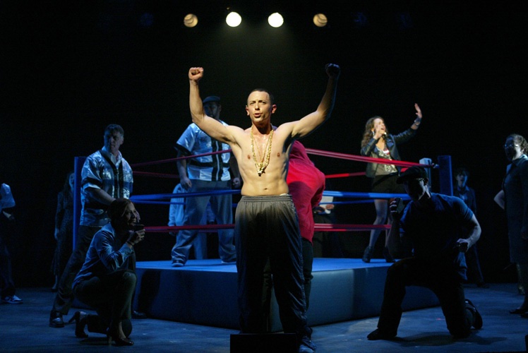 Cutman lighting design by Jason Lyons, Goodspeed