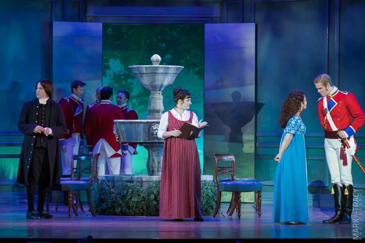 Austen's Pride lighting design by Jason Lyons, 5th Avenue