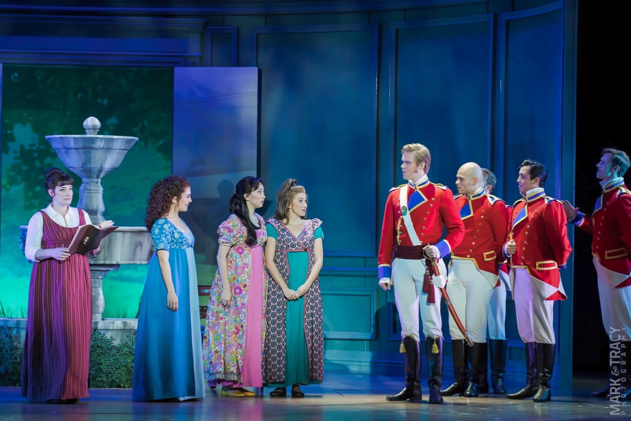 Austen's Pride lighting design by Jason Lyons, 5th Avenue