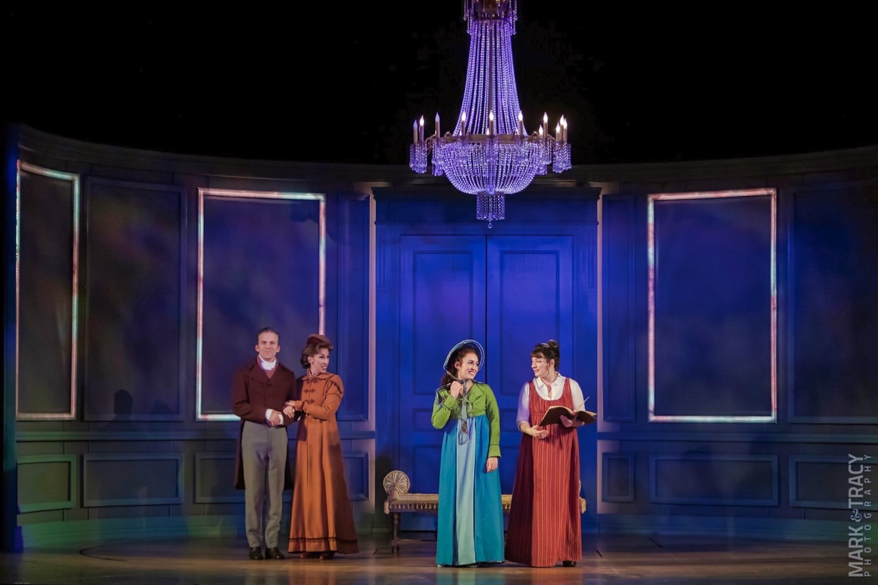 Austen's Pride lighting design by Jason Lyons, 5th Avenue