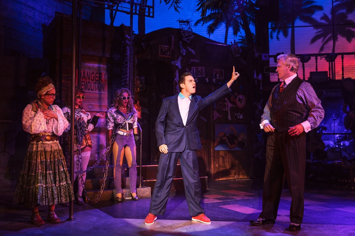 Rock of Ages lighting design by Jason Lyons, New World Stages