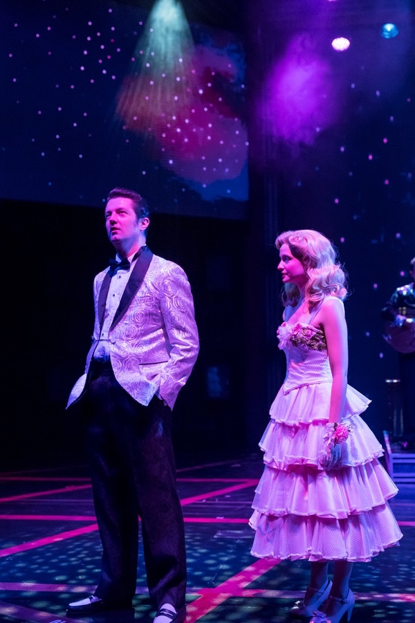 Heartbreak Hotel lighting design by Jason Lyons, Water Tower Playhouse