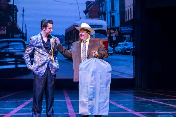 Heartbreak Hotel lighting design by Jason Lyons, Water Tower Playhouse