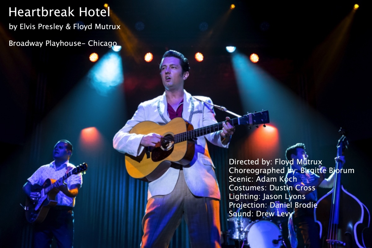 Heartbreak Hotel lighting design by Jason Lyons, Water Tower Playhouse