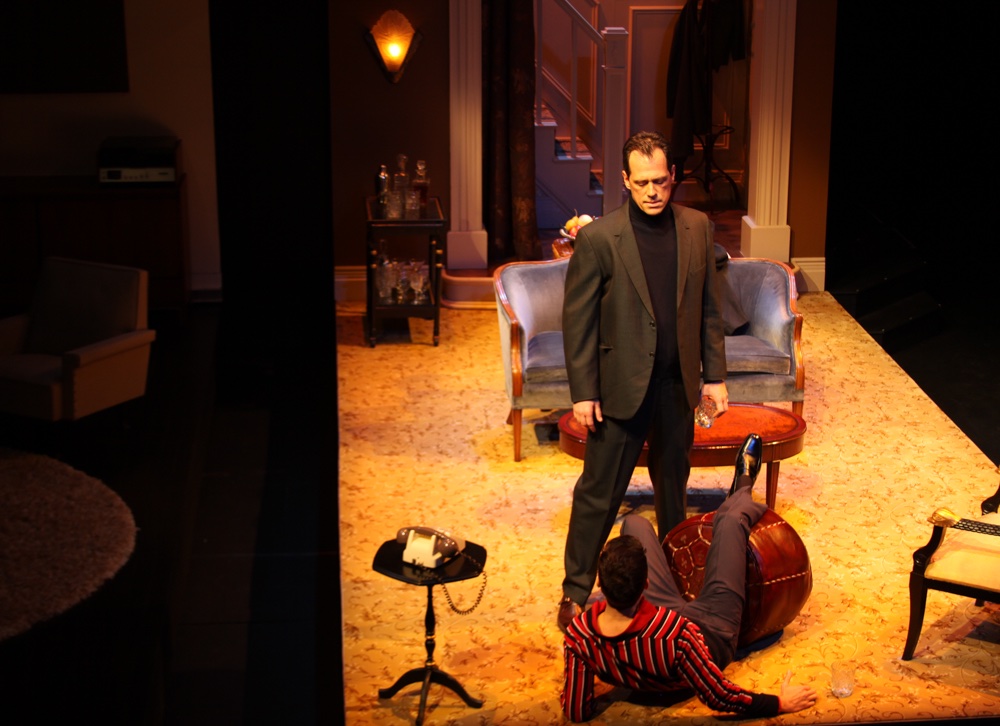 Two By Pinter lighting design by Jason Lyons, Atlantic Theater Company