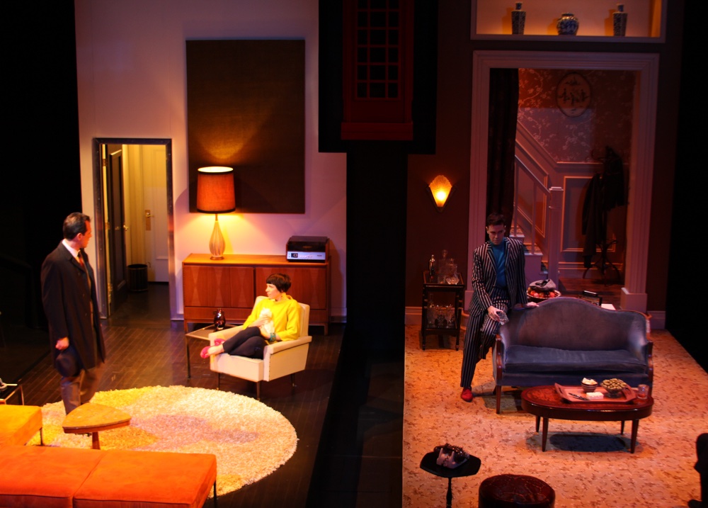 Two By Pinter lighting design by Jason Lyons, Atlantic Theater Company