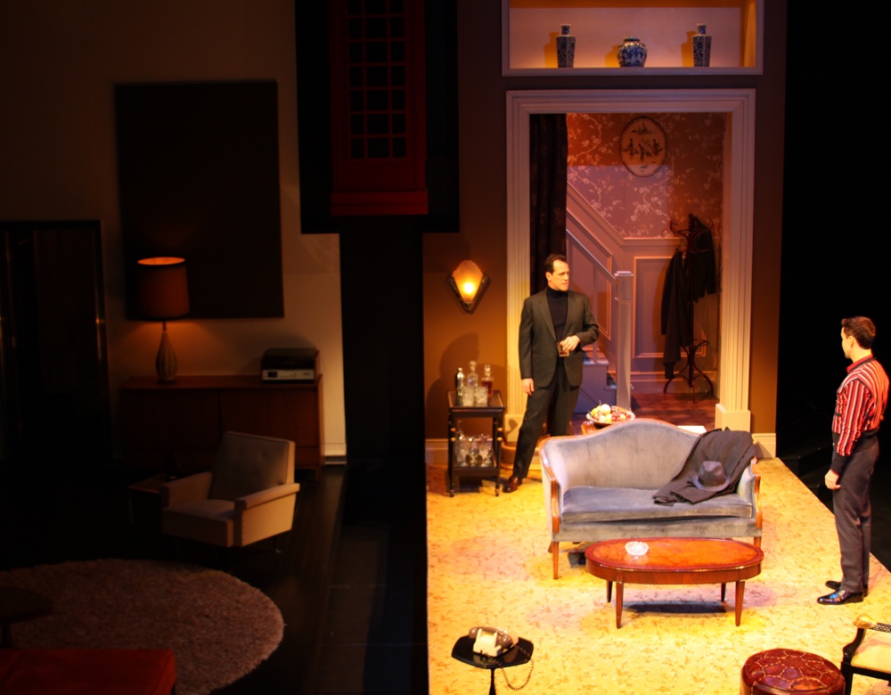 Two By Pinter lighting design by Jason Lyons, Atlantic Theater Company