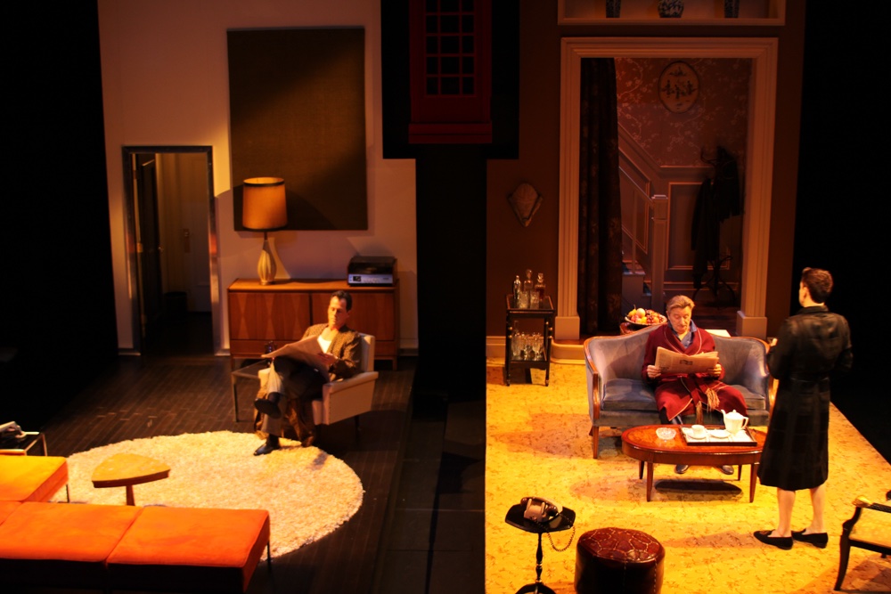 Two By Pinter lighting design by Jason Lyons, Atlantic Theater Company