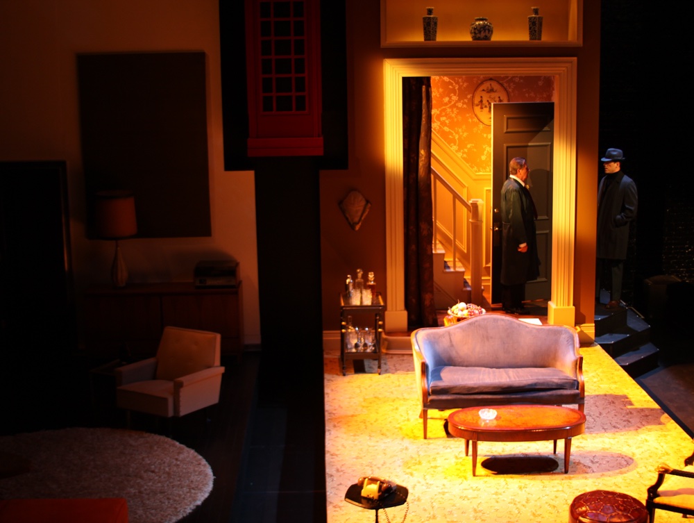 Two By Pinter lighting design by Jason Lyons, Atlantic Theater Company