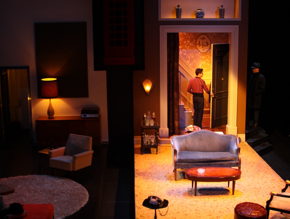 Two By Pinter lighting design by Jason Lyons, Atlantic Theater Company