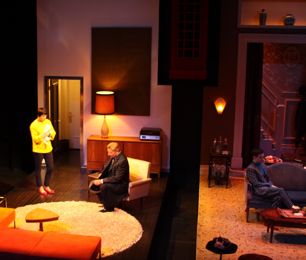 Two By Pinter lighting design by Jason Lyons, Atlantic Theater Company