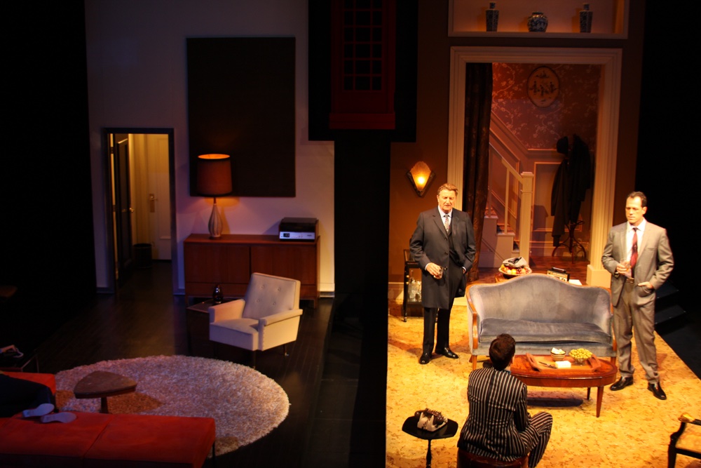 Two By Pinter lighting design by Jason Lyons, Atlantic Theater Company