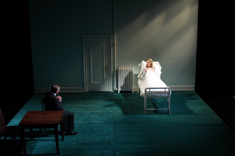 Two By Pinter lighting design by Jason Lyons, Atlantic Theater Company