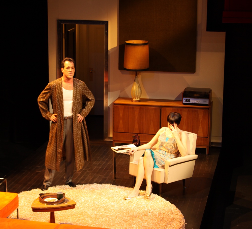 Two By Pinter lighting design by Jason Lyons, Atlantic Theater Company
