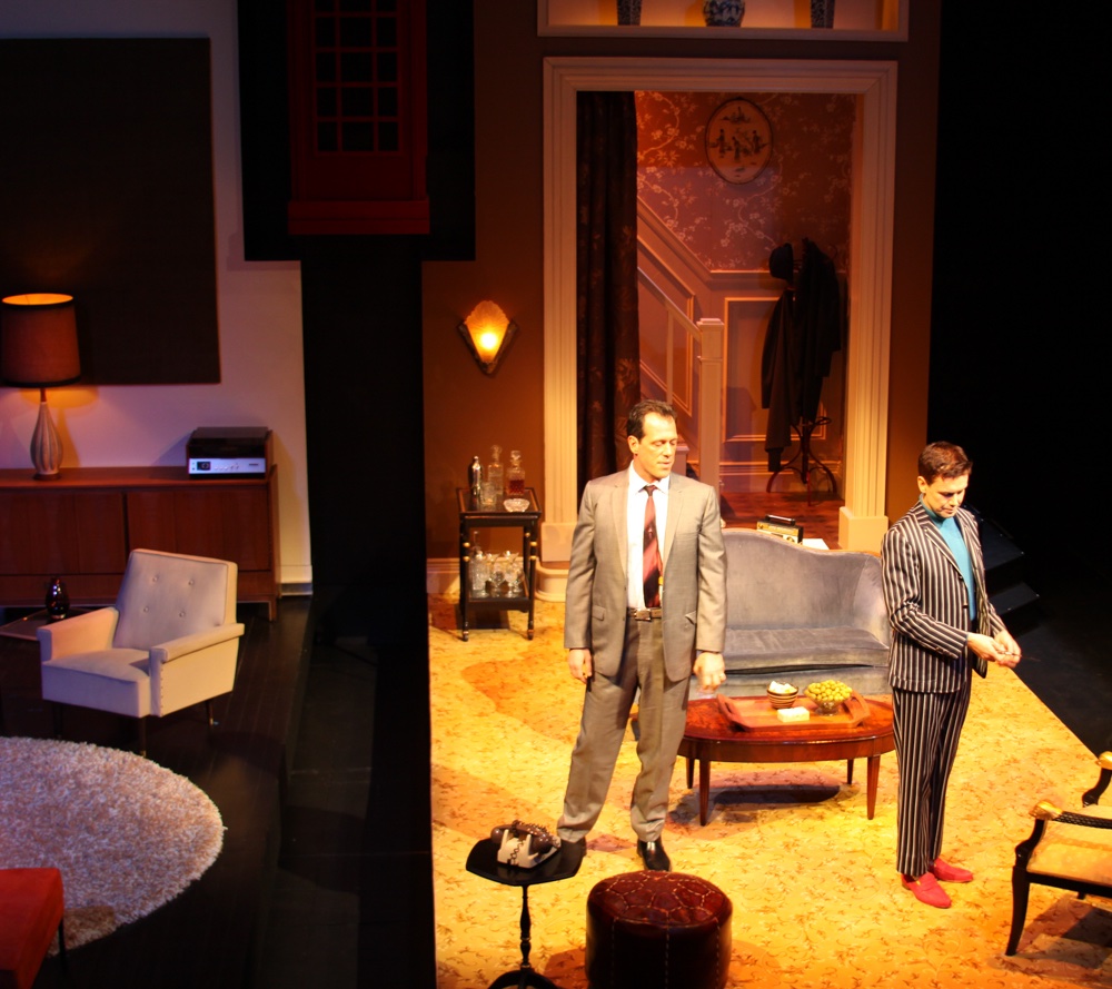 Two By Pinter lighting design by Jason Lyons, Atlantic Theater Company