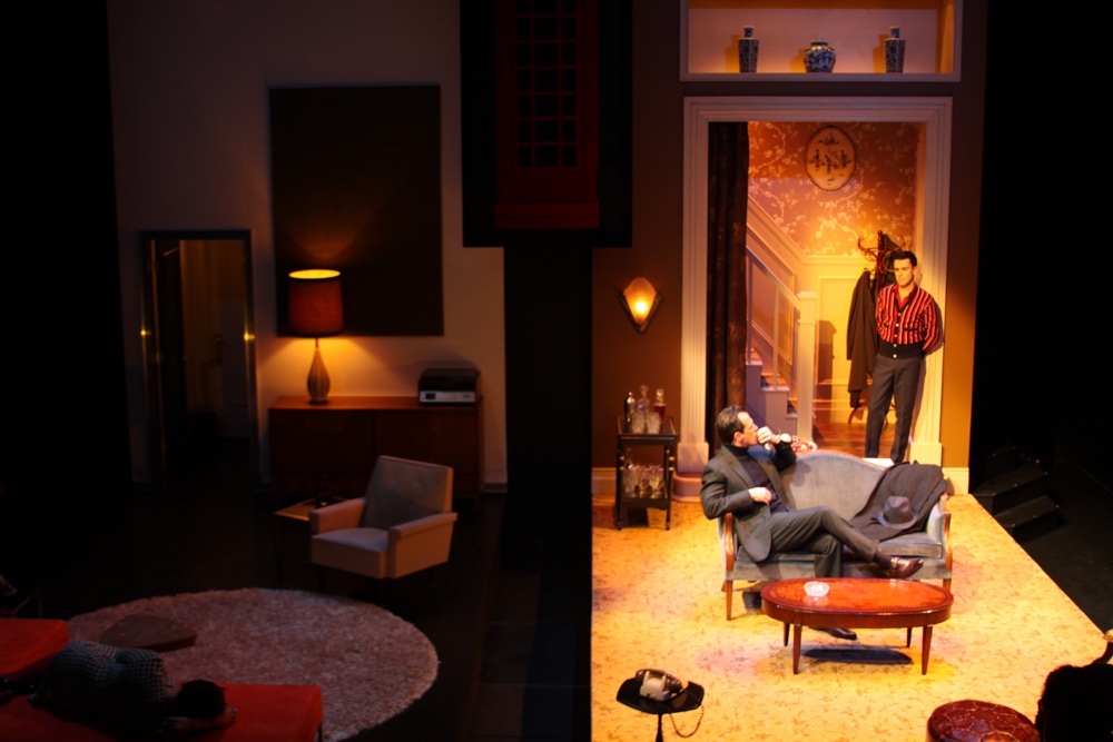 Two By Pinter lighting design by Jason Lyons, Atlantic Theater Company