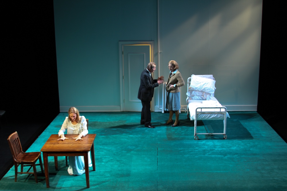 Two By Pinter lighting design by Jason Lyons, Atlantic Theater Company