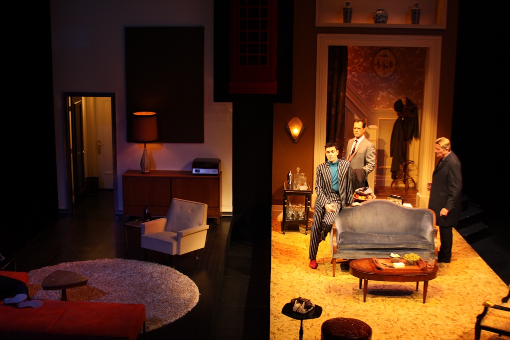 Two By Pinter lighting design by Jason Lyons, Atlantic Theater Company